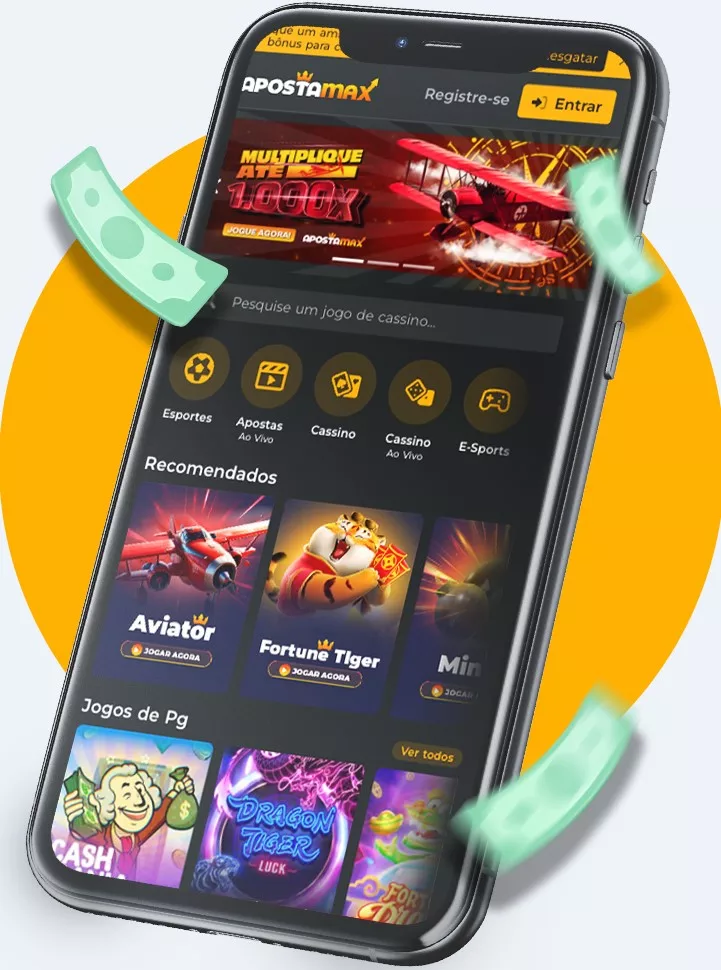 A terceira imagem do aplicativo, plataforma de apostas online com os melhores jogos de apostas e as maiores recompensas em dinheiro